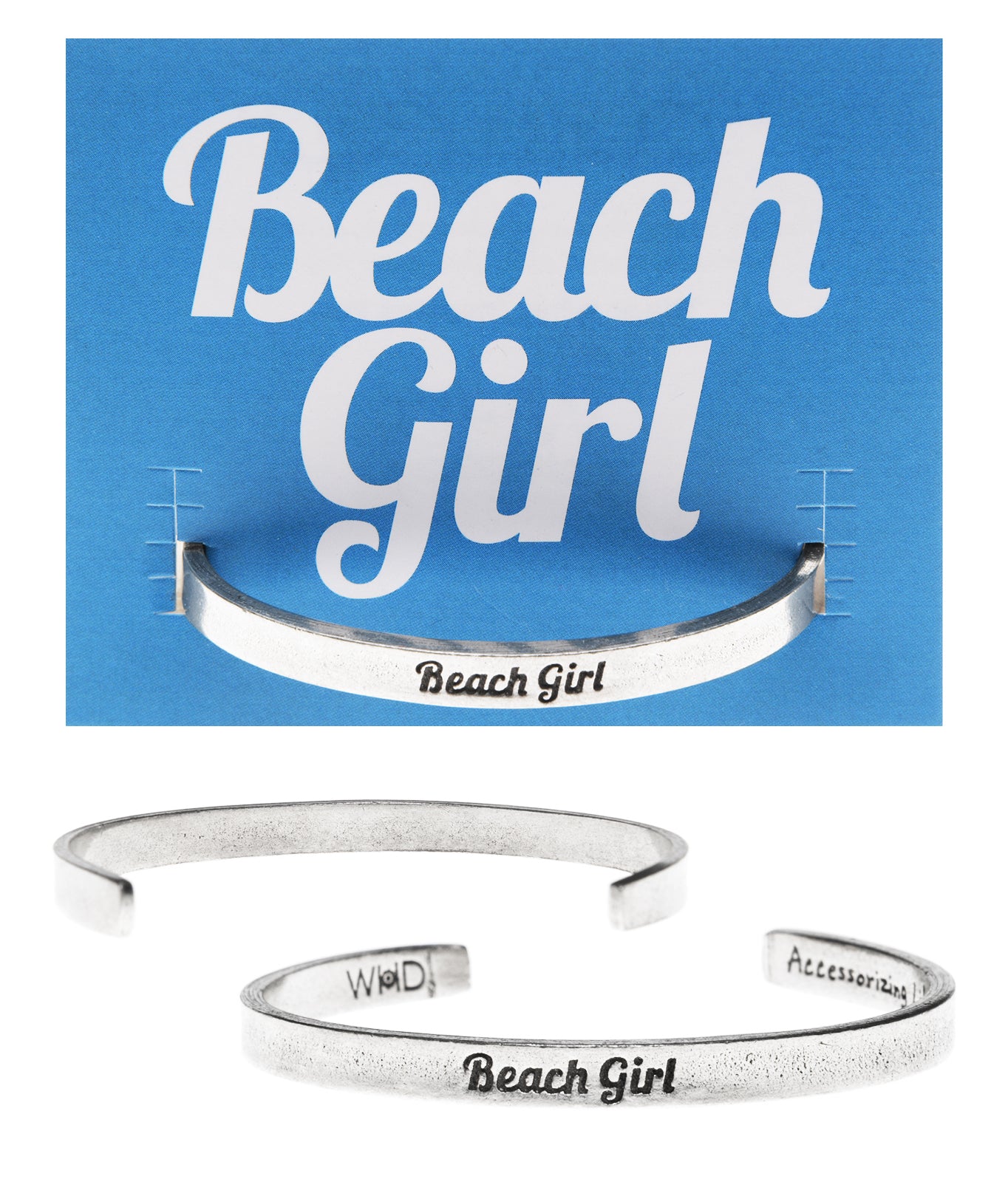 Beach Girl Quotable Cuff Bracelet | Inspiring Womens Jewelry and