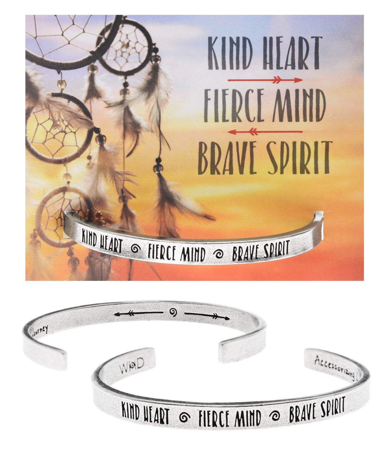 Kind Heart, Fierce Mind, Brave Spirit Craft Design - LinkedGo Vinyl