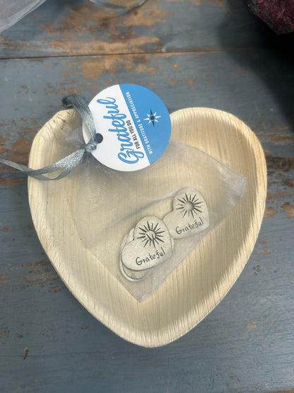 Gratitude Gifting - 5 Gratitude/Grateful Hearts per bag