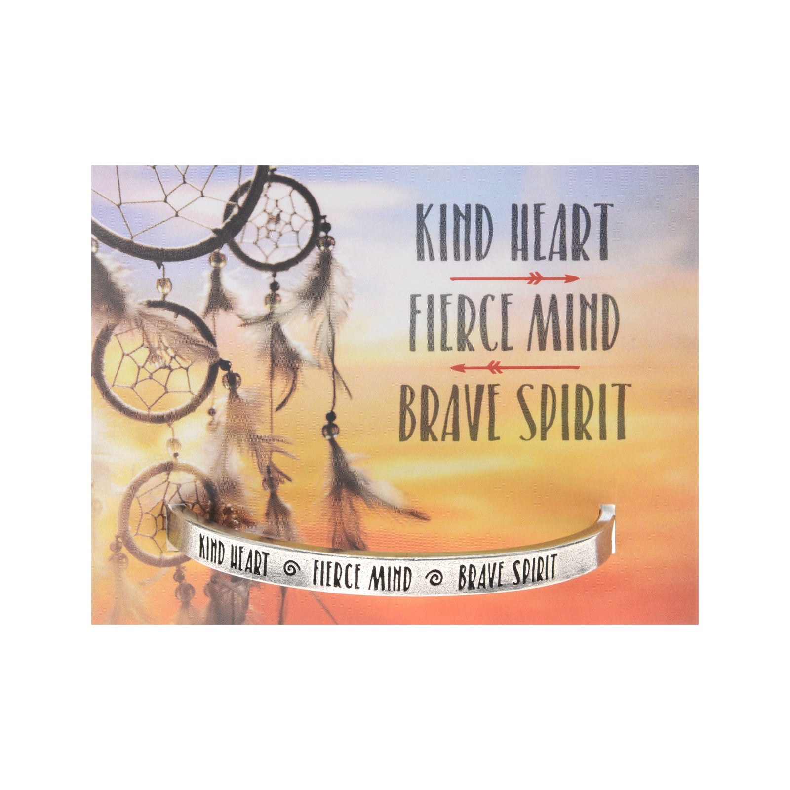 Kind Heart, Fierce Mind, Brave Spirit Wood Sign – Simple Home & Family