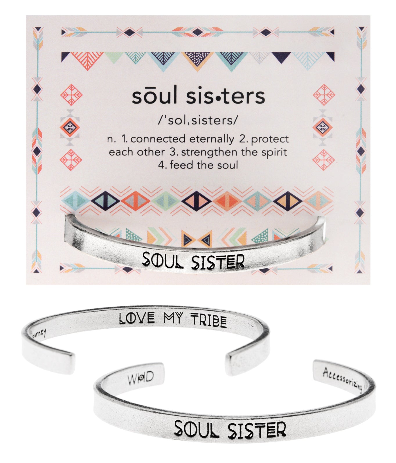 Soul Sister Quotable Cuff Bracelet  Women's Inspiring Jewelry & Gifts –  Whitney Howard Designs