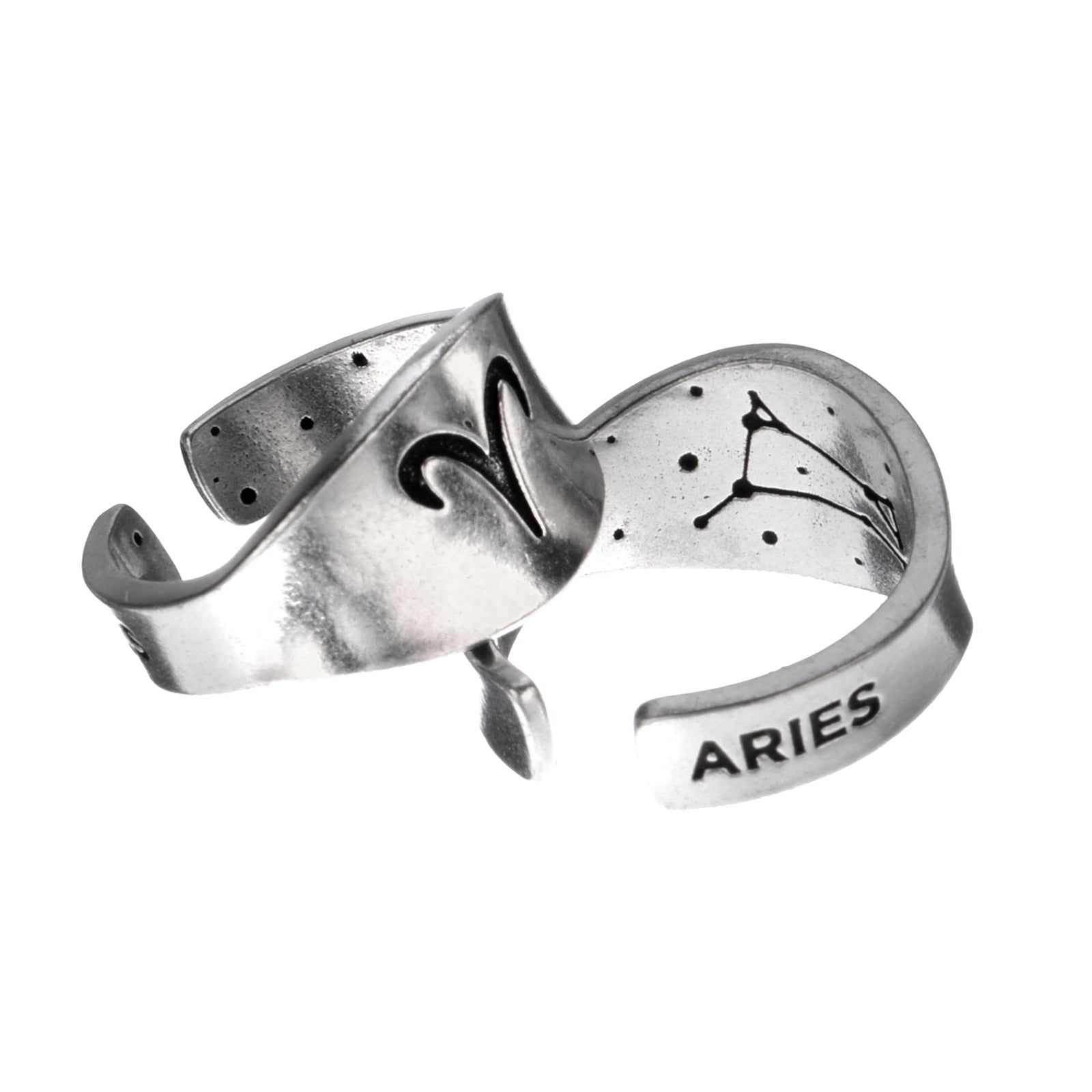 Aries on sale zodiac ring