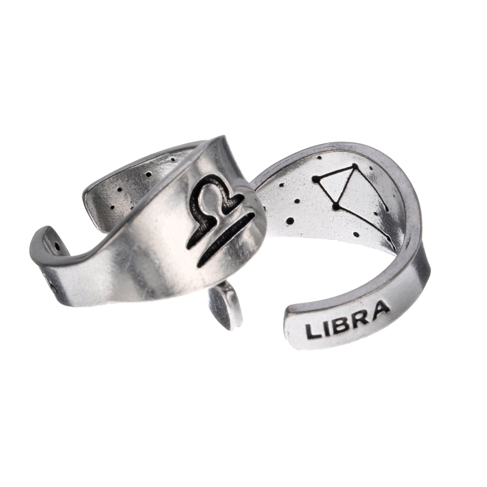 Zodiac Sign Signet Ring - Libra - Symbol | Jewelry – Whitney