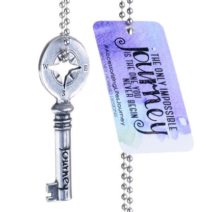 Key Charm Ball Chain Necklace Charm Only