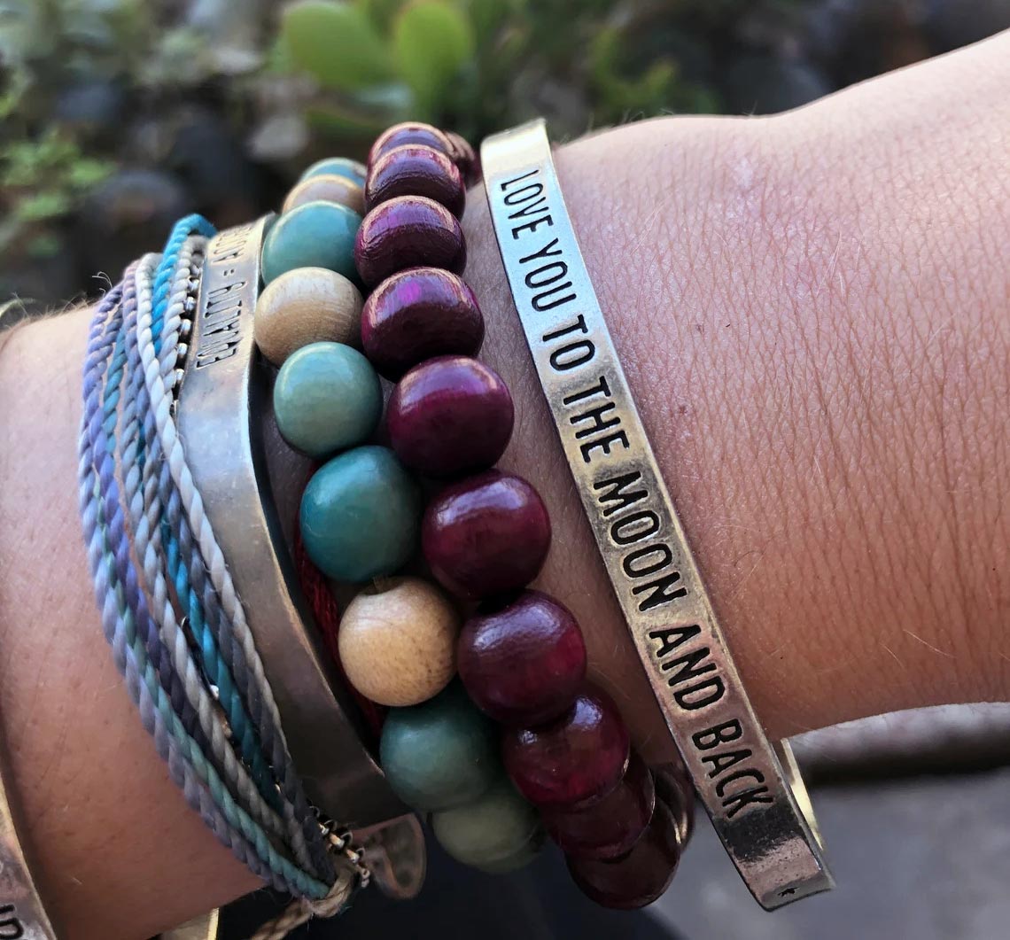 Love you to the moon and back on sale bracelets